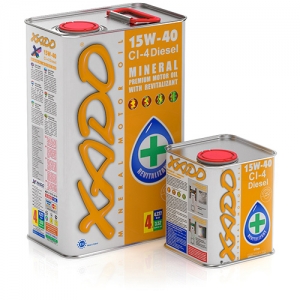 Моторне масло XADO Atomic Oil 15W-40 CI-4 Diesel 4л